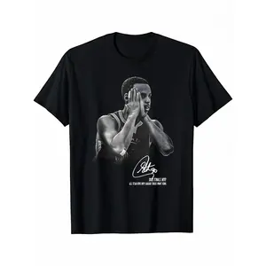 Men's Steph Curry Vintage Basketball Graphic Crew Neck T-Shirt - 100% Cotton Retro Celebration Print Tee for Fans