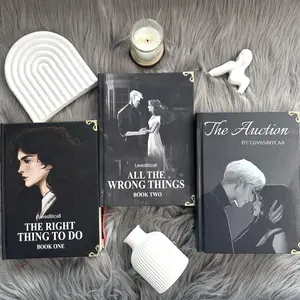 Rights and Wrongs Series Complete 3-Volume Set - Custom Hand-Bound Hardcover - LovesBitca8 Dramione Fanfiction Collectible (The Auction)