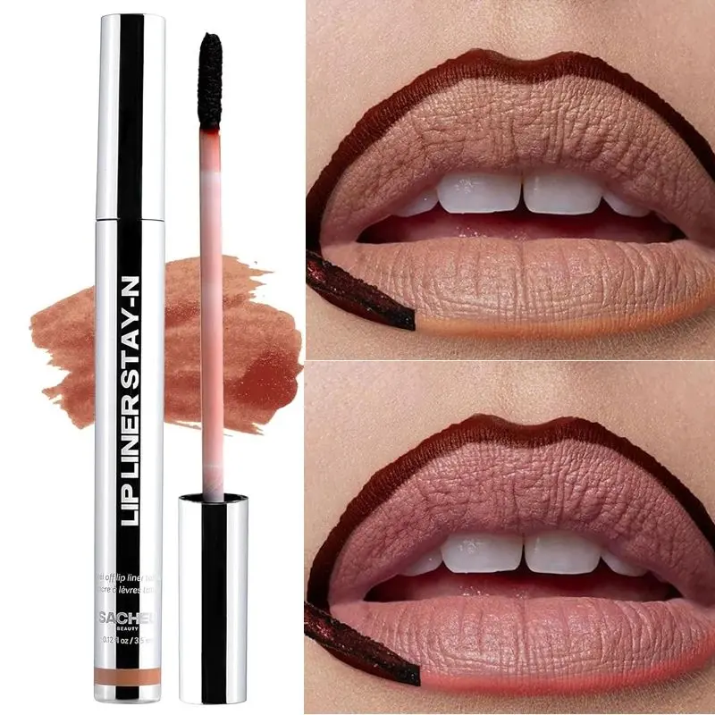 Peel-Off Tattoo Lip Liner Stain — Matte, Long-Wear, Ultra-Pigmented, 3 Shades