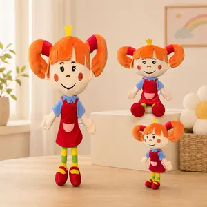 Cartoon Girl Plush Doll Creative Interactive Toy Decorative Ornament and Gift Ideal for All Occasions Soft and Cuddly