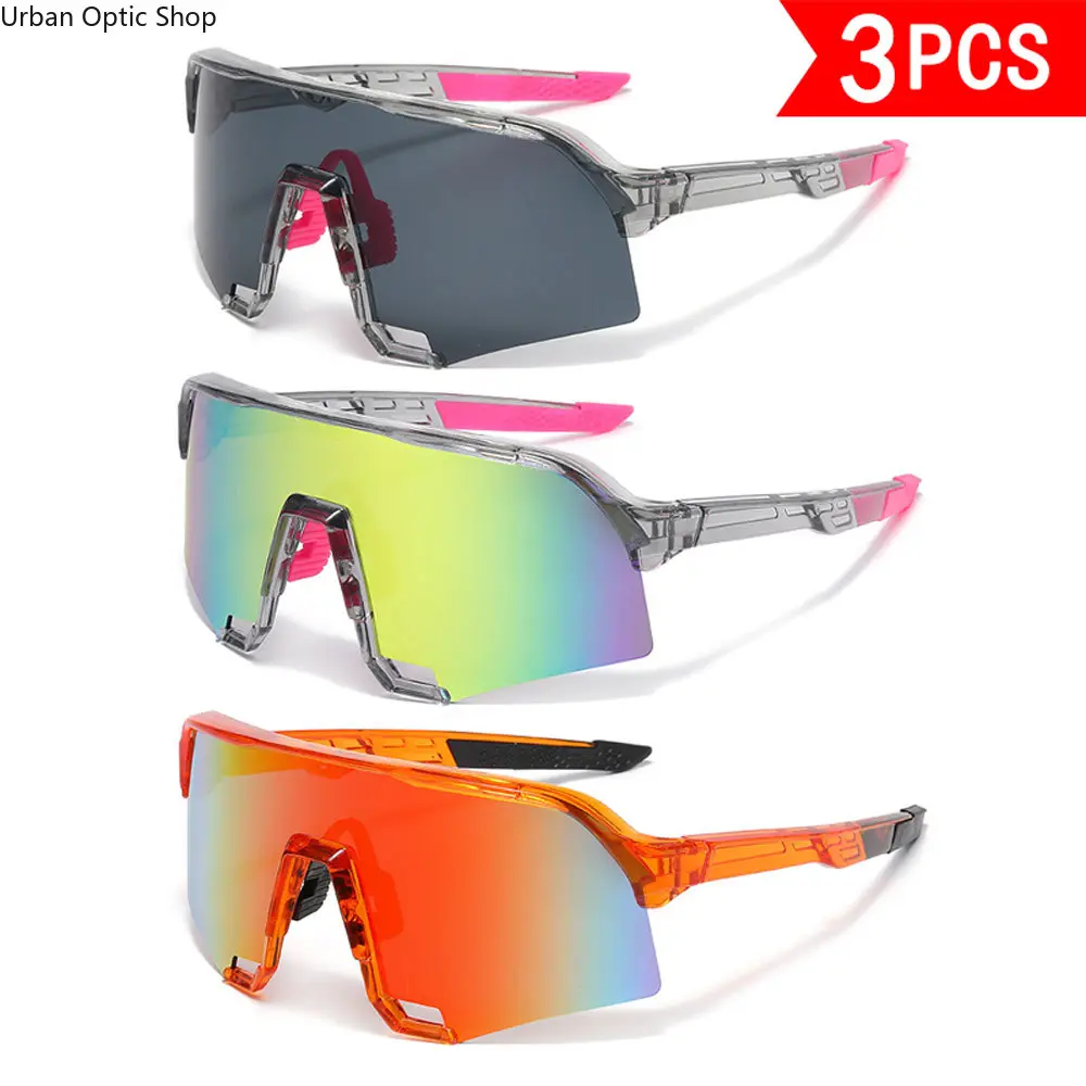 3-Pack Oversized Trendy Sunglasses for Men Women, UV400  display picture 2