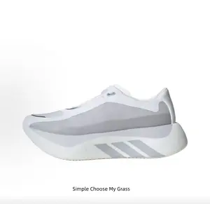 White & Gray Performance Sneakers – Lightweight, Breathable & Built for Speed