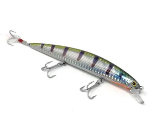 VENSE Curve Pro Minnow Lure 5" Three VMC 3X Hooks DEEP Water Lures for Freshwater Saltwater Fishing Long Versatile Design