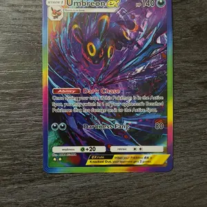 Umbreon Full Art (Rainbow Rare)- Fan Made Art Card - Pokémon TCG Pocket Proxy