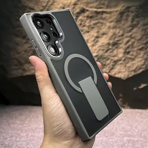 Magnetic Wireless Charging Case with Stand, Shockproof Phone Protective Cover, Shockproof Casing, Mobile Phone Accessories for Samsung Galaxy compatible with iPhone 17 16 15 14 13 12 11 X XS XR Pro Max Plus Air