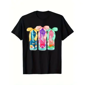 Playful Alani Energy Drink Lover Graphic Tee With Coquette Bow Design 100 Cotton Casual Summer Shirt For Men In Sizes S To XXXL