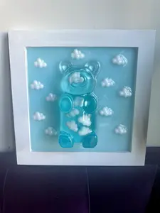 Large 3d resin gummy bear pop art