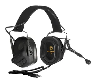 Earmor M32X PLUS Tactical Headset for Helmet - Noise Canceling Headphones with mic for Shooting & Hunting Earmuffs, Nato TP120 Jacket