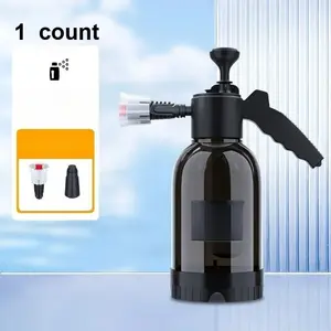Car Wash Foam Sprayer High-Pressure Handheld Sprayer 2L, Dual Use for Car and Home, Car Wash Sprinkler Head, Garden Watering and Horticultural Spray, Manual Pneumatic Foam Cannon, Snow Foam Car Wash Spray Bottle, Car Window Cleaning，1  count