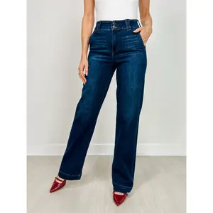 Judy Blue HIGH SOCIETY High-Waist Trouser Leg Jeans in 3 Inseams
