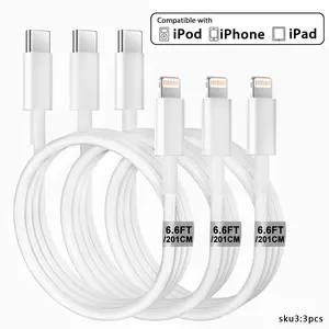 20W 6.6FT [MFi Certified] Type-C for Lightning Super Fast Charging Cable Compatible with Apple iPhone 14 13 12 11 Pro Max XR XS X 8 7 6 Plus SE iPad Mini