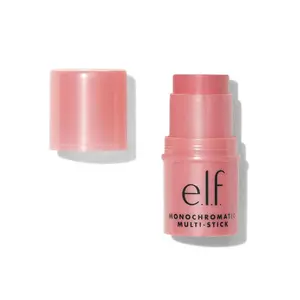 e.l.f. Monochromatic Multi Stick, Travel-Sized Luxuriously Creamy & Blendable Color, For Eyes, Lips & Cheeks, Vegan & Cruelty-Free, Dazzling Peony, 0.17 Oz
