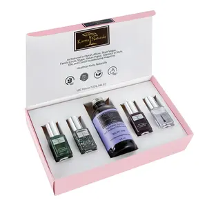 Karma Naturals Holiday Nail Polish Set - Organic Lavender Shades for Manicure and Nail Art - Gift