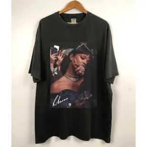 Rihannas Hip Hop Badgal Tshirt , Vintage 90'S Rihannas Tshirt ,Rap Tour T Shirt, Gift For Men Women Unisex Tee, Unisex Cotton Graphic Tee Sweatshirt 7NB