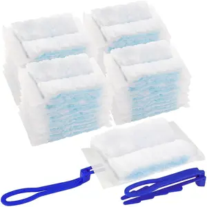 40 Count Electrostatic Duster Refills Kit with 2 Handles Heavy Duty Duster Refills Static Dust Removal Brush for Dusting Furniture Blinds Ceiling Fans Walls