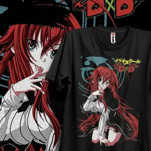 Anime T shirt High School DxD – Rias Gremory  Manga Tee