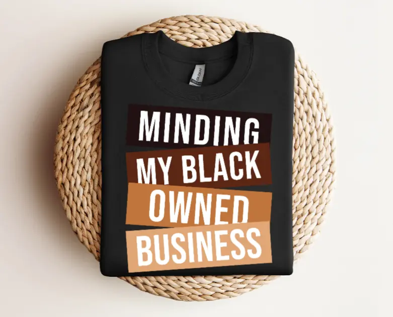 Minding My Black Owned Business DTF Transfers