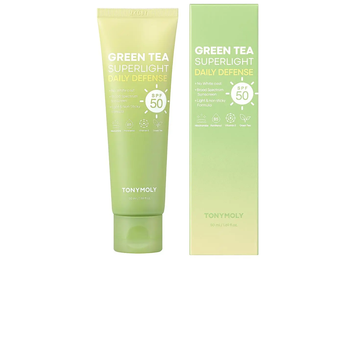 TONYMOLY Green Tea Superlight Daily Defense Sun Screen SPF 50
