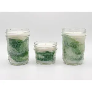 Scents of the South Rustic Holiday Candle Set Hand-Poured Fresh Pine Scent Mason Jar Candles Farmhouse Christmas Decor Long-Lasting Fragrance