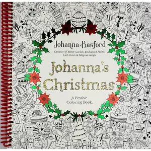 Johanna's Christmas: A Festive Coloring Book for Adults (Spiral Bound)