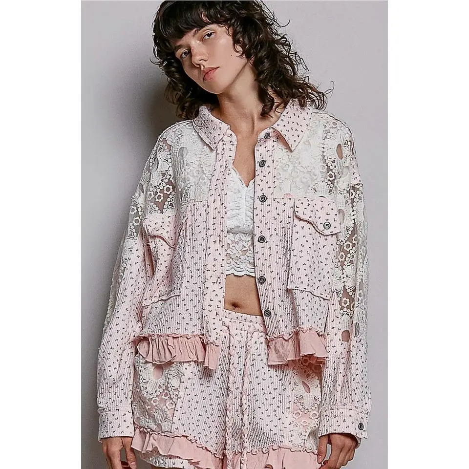Bloom & Breeze Jacket - Sunset Pink