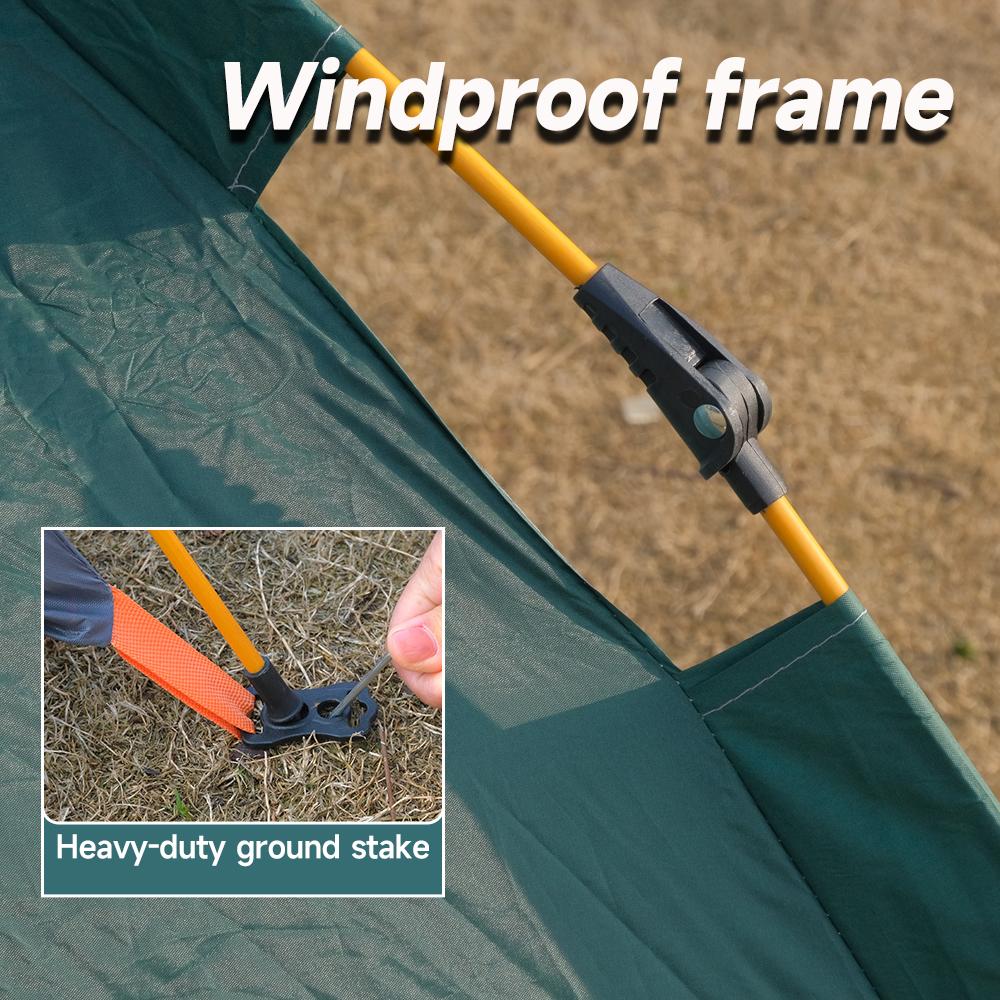 Reactive Outdoor Tent - 3 Second Tent - 3 Sec Instant Pop Up Tent - Easy and Quick Setup Camping Tent - 1 Person Setup Waterproof Double Layer Outdoor Camping Tent