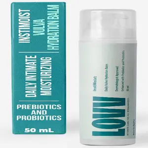 LOVV Instimoist Vulva |2 Oz| Moisturizer Lotion Fast Absorbing with Hyaluronic Acid Prebiotics and Probiotics for Daily Feminine Care Soothes Dryness and Restores Balance to Sensitive Intimate Skin