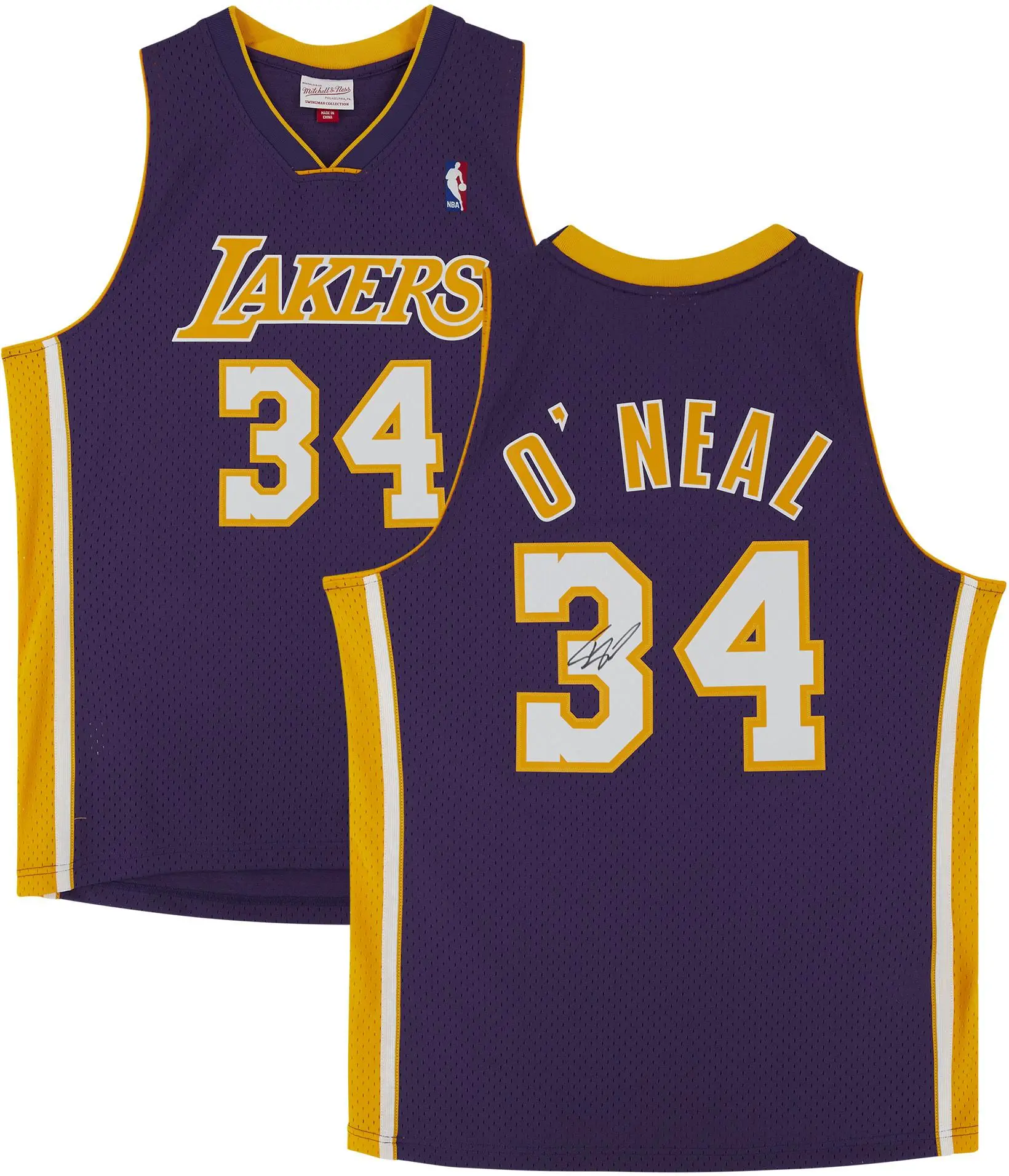 Shaquille O'Neal Los Angeles Lakers Autographed Mitchell & Ness Purple 1999-2000 Swingman Jersey - Fanatics Authentic Certified