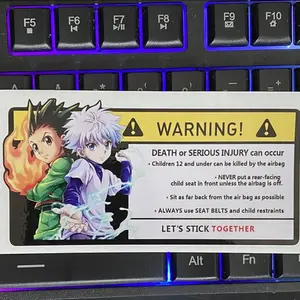 Killua & Gon precautions Sticker
