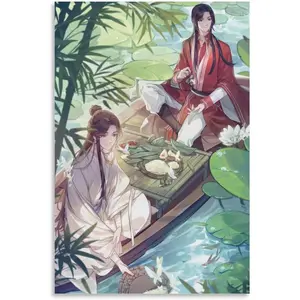 Anime Heaven Official'S Blessing Anime Poster Canvas Painting Poster Wall Art Dec