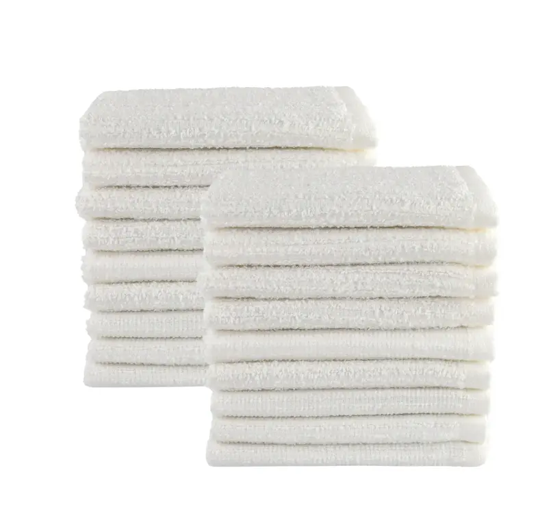 White 18-Piece Kitchen Towel Set - Compatible with Various Kitchen Appliances