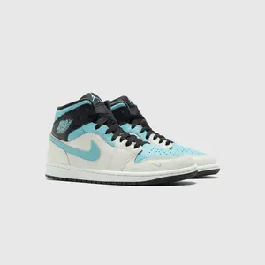 Nike Air Jordan 1 Mid Blue Chill IM6567-121 Men's Shoes NEW Athletic Sneakers