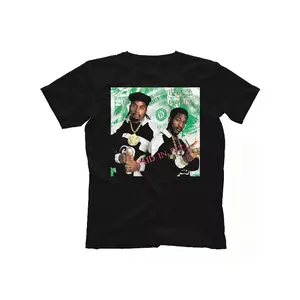 Vintage Eric B. & Rakim "Paid In Full" Album Cover Graphic T-Shirt 80s Golden Age Hip Hop Legend Retro Streetwear Tee 100% Soft Ring Spun Cotton Unisex Relaxed Fit S-5XL - Casual, Classic