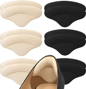 6 Pairs Heel Pads Heel Grips Liner for Loose Shoes, Heel Cushion Pads Heel Inserts for Shoe Too Big Men Women- Ultra Soothing Heel Protectors for Heel Pain, Heel Slipping, Blisters, Friction