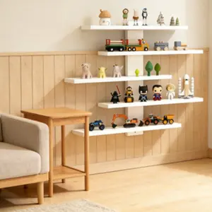 Blind Box Figure Display Stand, Strong Load Capacity, No Drilling, Dual Installation, Wall Mounted Organizer for Home Decor