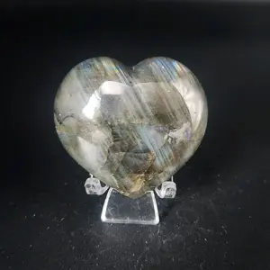Labradorite Heart