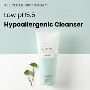 Heimish All Clean Green Foam 150ml Cleanser for Facial Care - Gentle and Soothing for Sensitive Skin