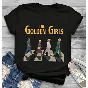 The Golden Girl Crossing Road Vintage T-Shirt, The Golden Girls Shirt, Gift Tee For You And Your Friends