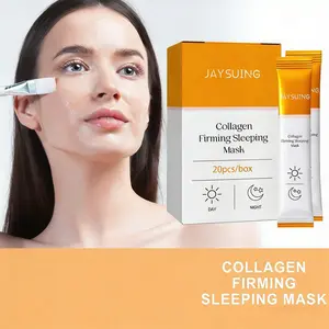Jaysuing Collagen Sleep Mask | Hydrating Anti-Aging Hyaluronic Acid Overnight Face Mask, Gentle for Sensitive Skin, Deep Moisturizing & Firming