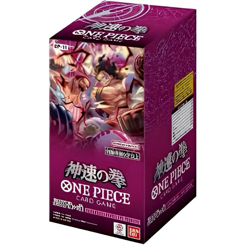 One Piece OP-11 Booster Box A Fist of Divine Speed Sealed Box in Japanese with 24 Packs and Protective Features - TikTok Shop One Piece OP-11 Booster Box A Fist of Divine Speed Sealed Box in Japanese with 24 Packs and Protective Features - TikTok Shop