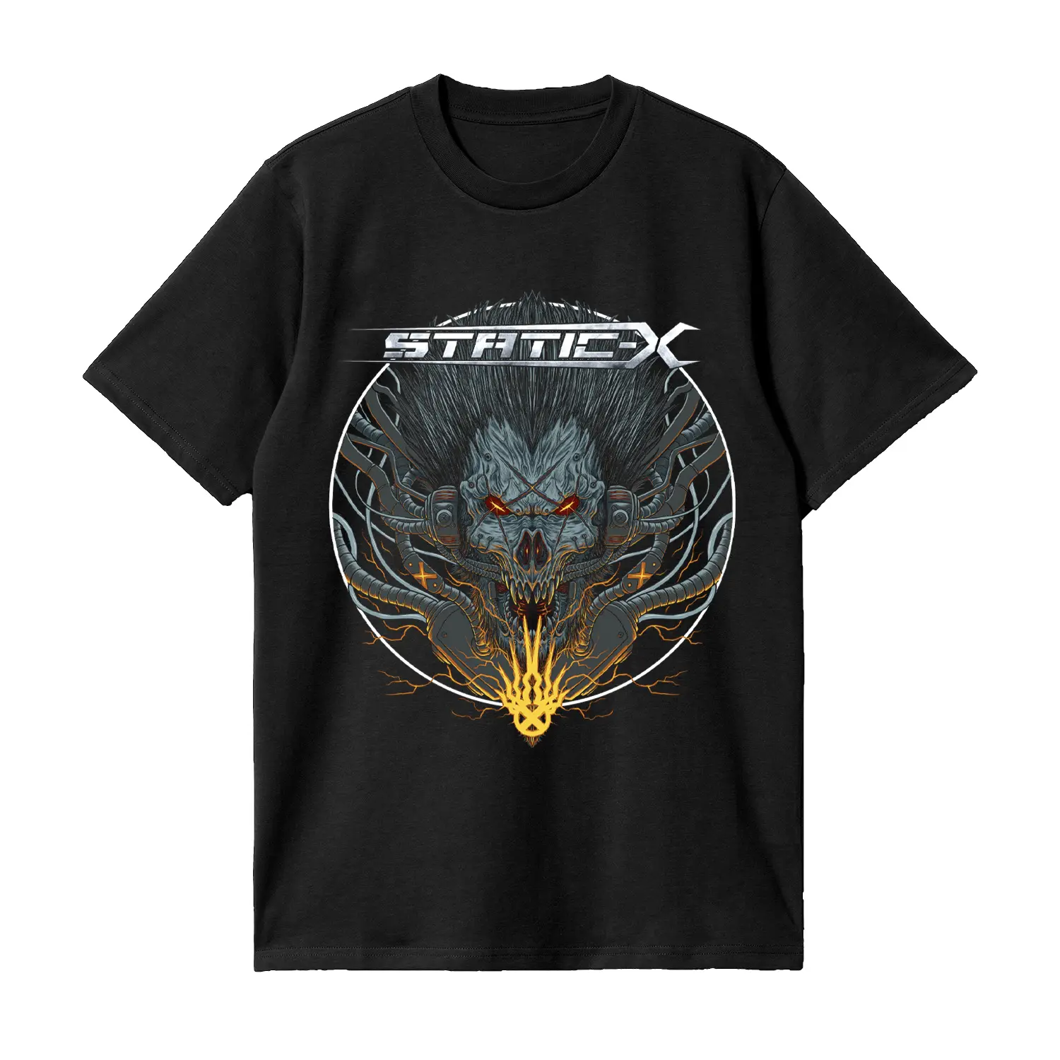Static-X Cannibal Industrial Metal Music Lover Vintage Unisex T Shirt HY5100