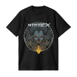 Static-X Cannibal Industrial Metal Music Lover Vintage Unisex T Shirt HY5100