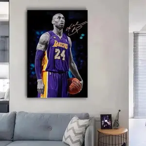 [NO FRAME] Kobe Bryant Poster Los Angeles Lakers NBA Wall Art Basketball, Sports Home Decor