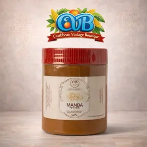 Manba peyi pike/sikre pike Haitian Peanut Butter Natural Caribbean Spicy Peanut Butter Spread 100% Natural