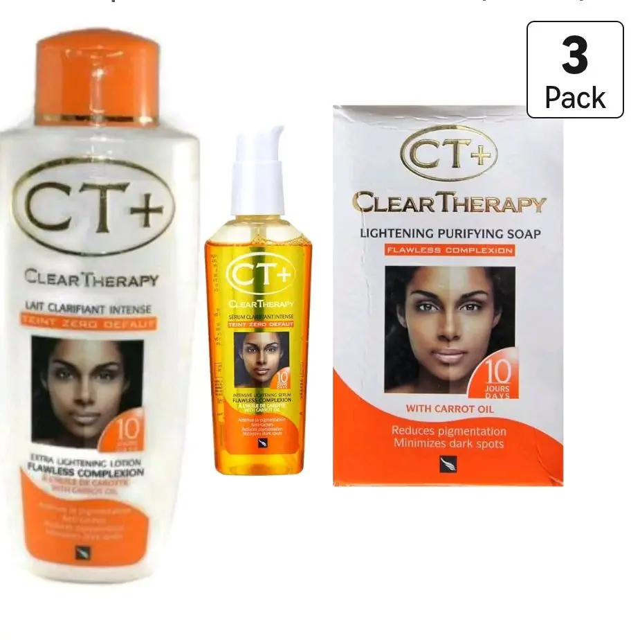 CT+ Clear Therapy Carrot 3 pcs Set Lotion Soap & Serum