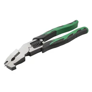Upgraded 10-in-1 Multi-Function Wire Stripper Pliers, CR-V Multi-Function Pliers with Wire Stripper and Diagonal Cutters, Chromium-Vanadium Steel Construction, Suitable for Nails, Wire, Electrical Cables, and Cables,Specialty Hand Tools