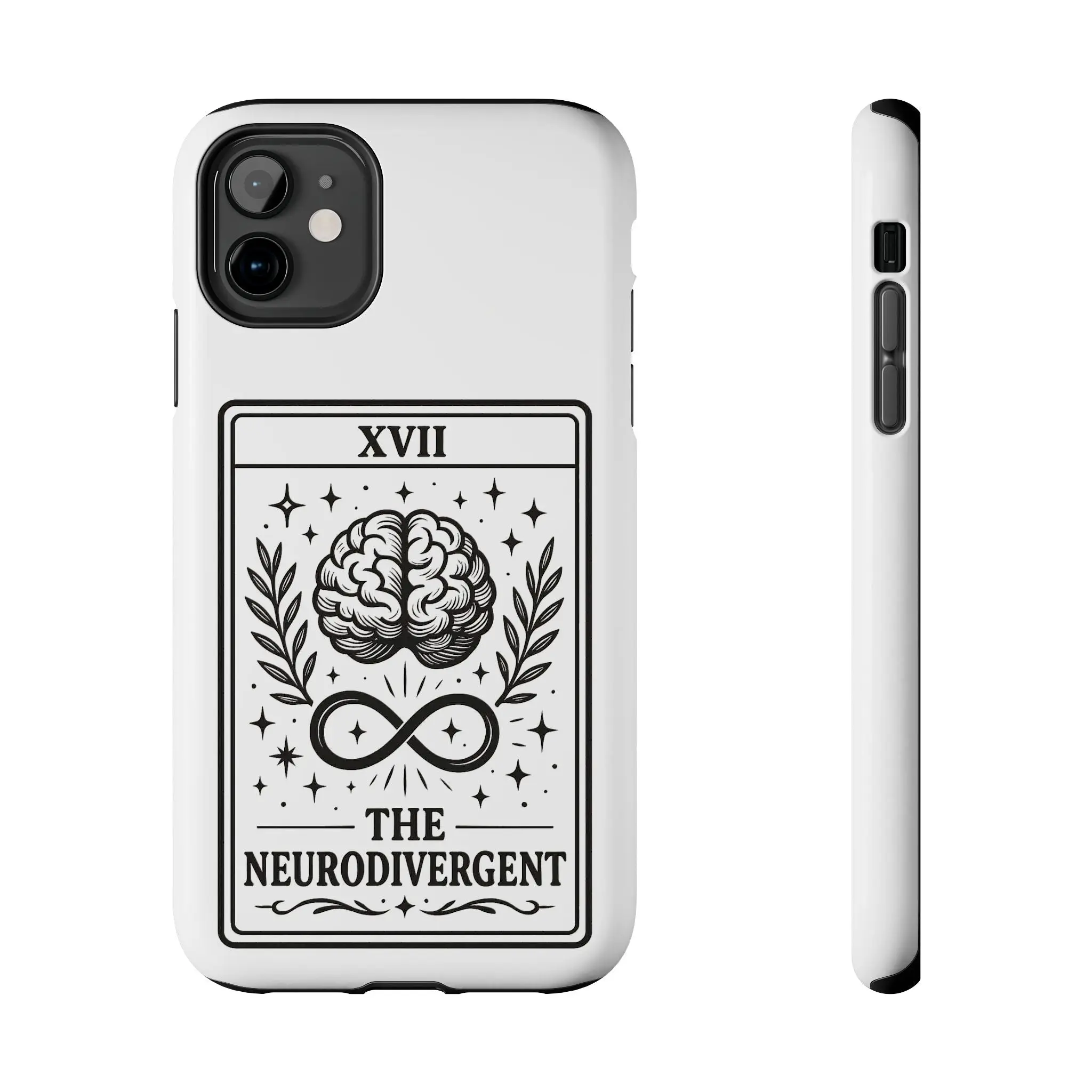 The Neurodivergent Tarot Brain phone case | iPhone Samsung tough case