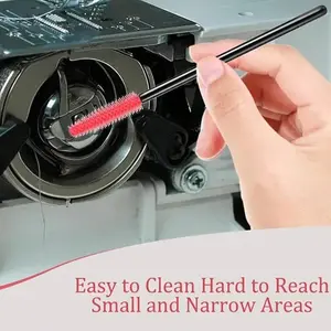 Silicone Sewing Machine Cleaning Brush, Reusable Thick Bristles Brush for Hard-to-reach Nooks and Crannies, Household Appliances Cleaning Tool