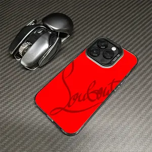 Red Sole Aesthetic Elevate Your Phone Game iPhone 17 Pro Max 16 15 14 13 12 11 Pro Max Plus Screen Protector iPhone 16 Pro Max Curiosity Shockproof Soft Silicone Transparent Acrylic Protective Case Q23