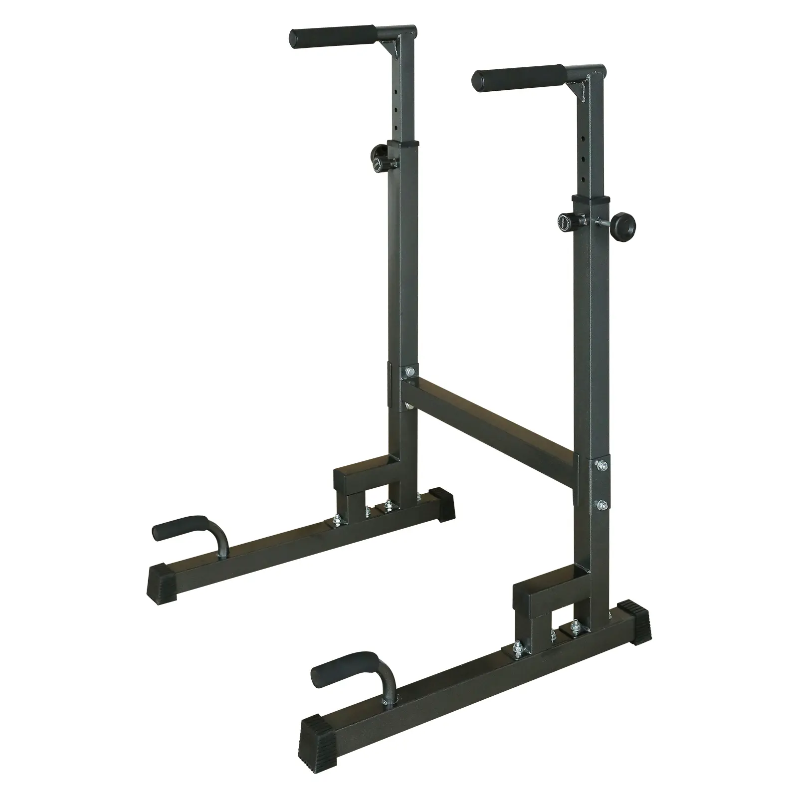SAVEYOUR Power Tower Dip Station, Heavy Duty Multi-Function Gym Equipment, Adjustable 40.1-51.1 Inches Height with 8 Gears, At Home Gym Equipment & Home Workout Gear for Optimal Strength Training